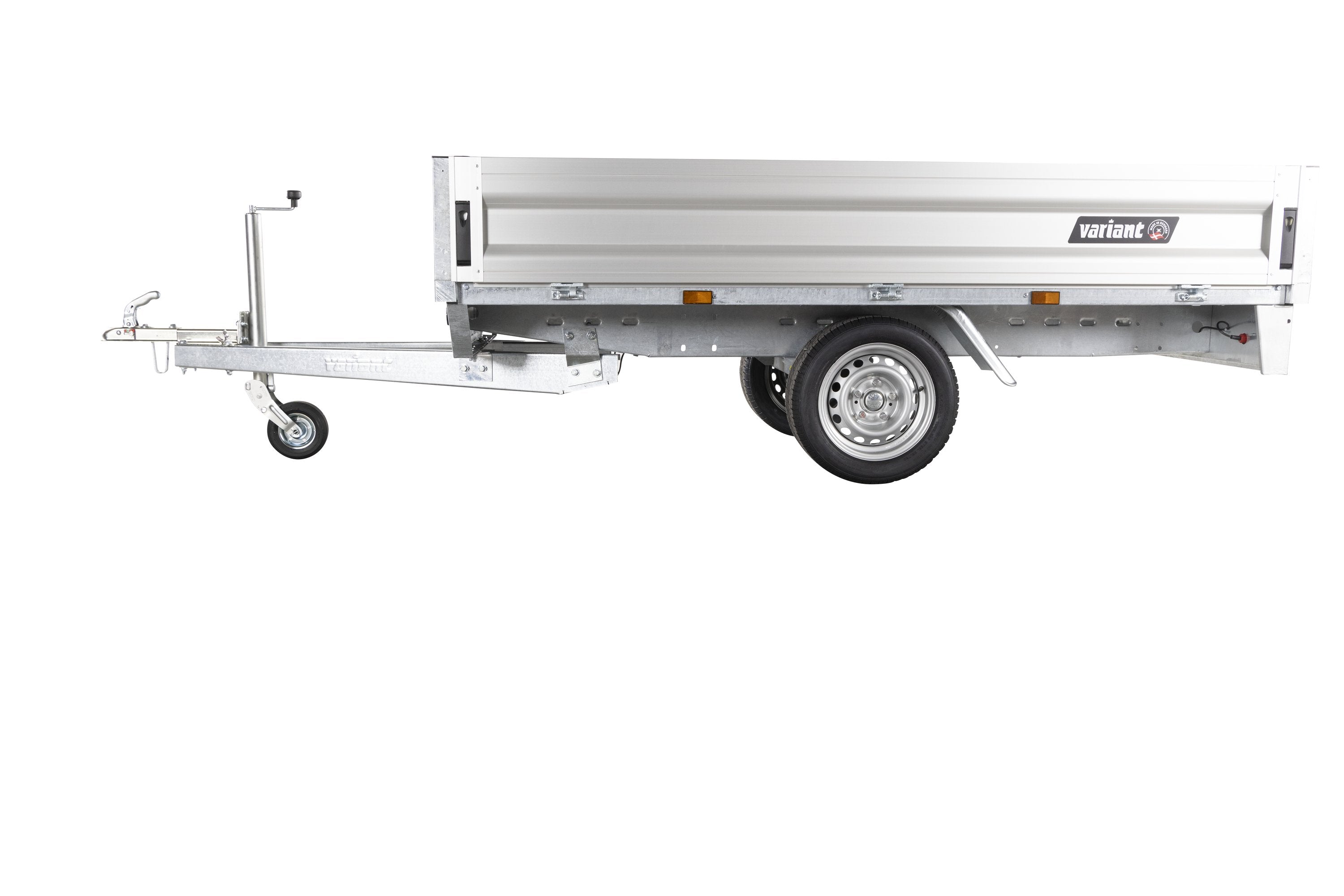 Variant 715 P2-2 Trailer | Aluminium | Ladmål 254 x 144 x 35 cm | 750 kg