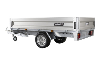 Variant 715 P2 Trailer | Aluminium | Ladmål 254 x 144 x 35 cm | 750 kg