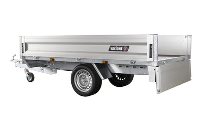 Variant 715 P2 Trailer | Aluminium | Ladmål 254 x 144 x 35 cm | 750 kg