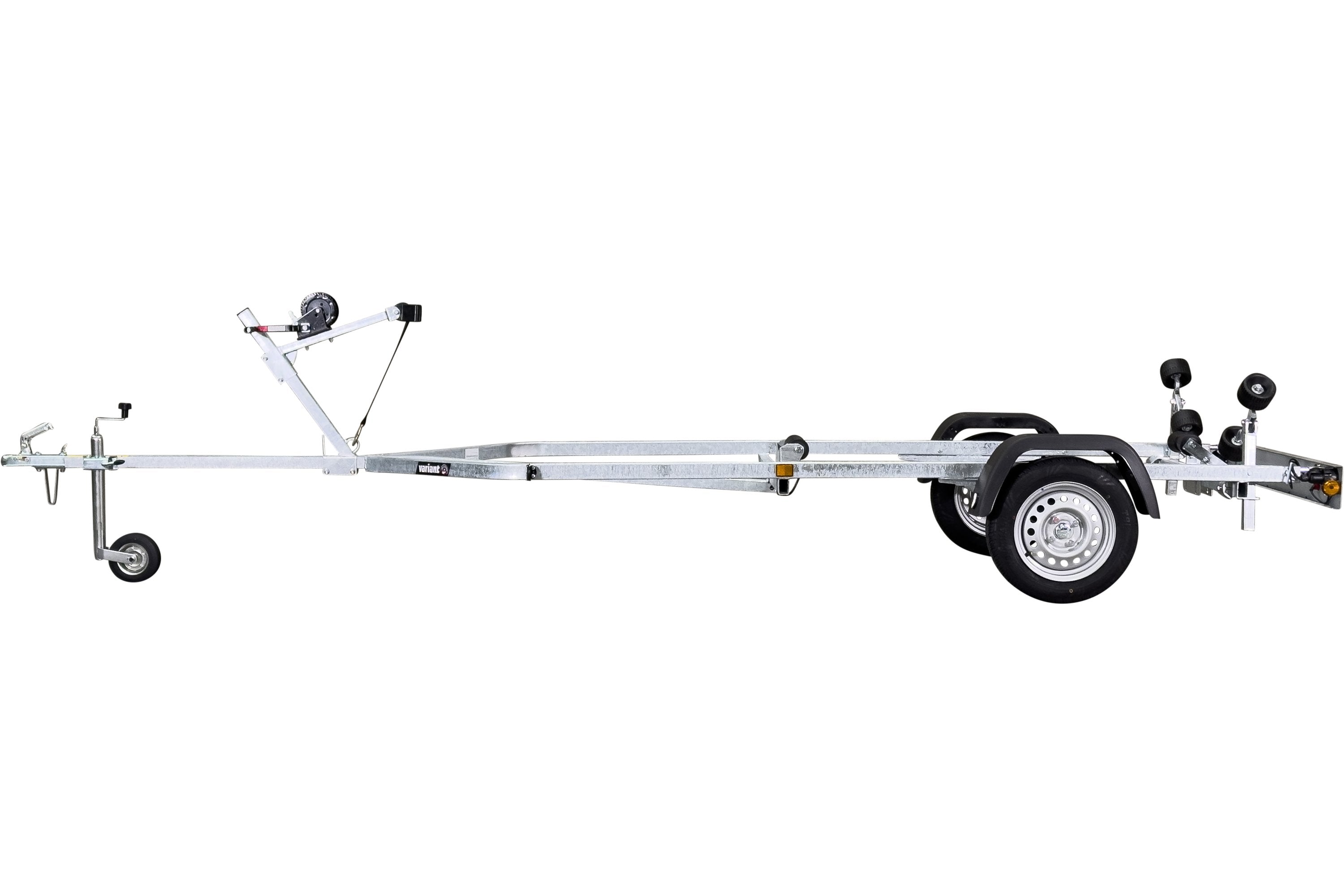 Variant OCEAN 750 Bådtrailer | Ladmål 59 x 156 x 126 cm | 1 aksler, 13" hjul | 750 kg