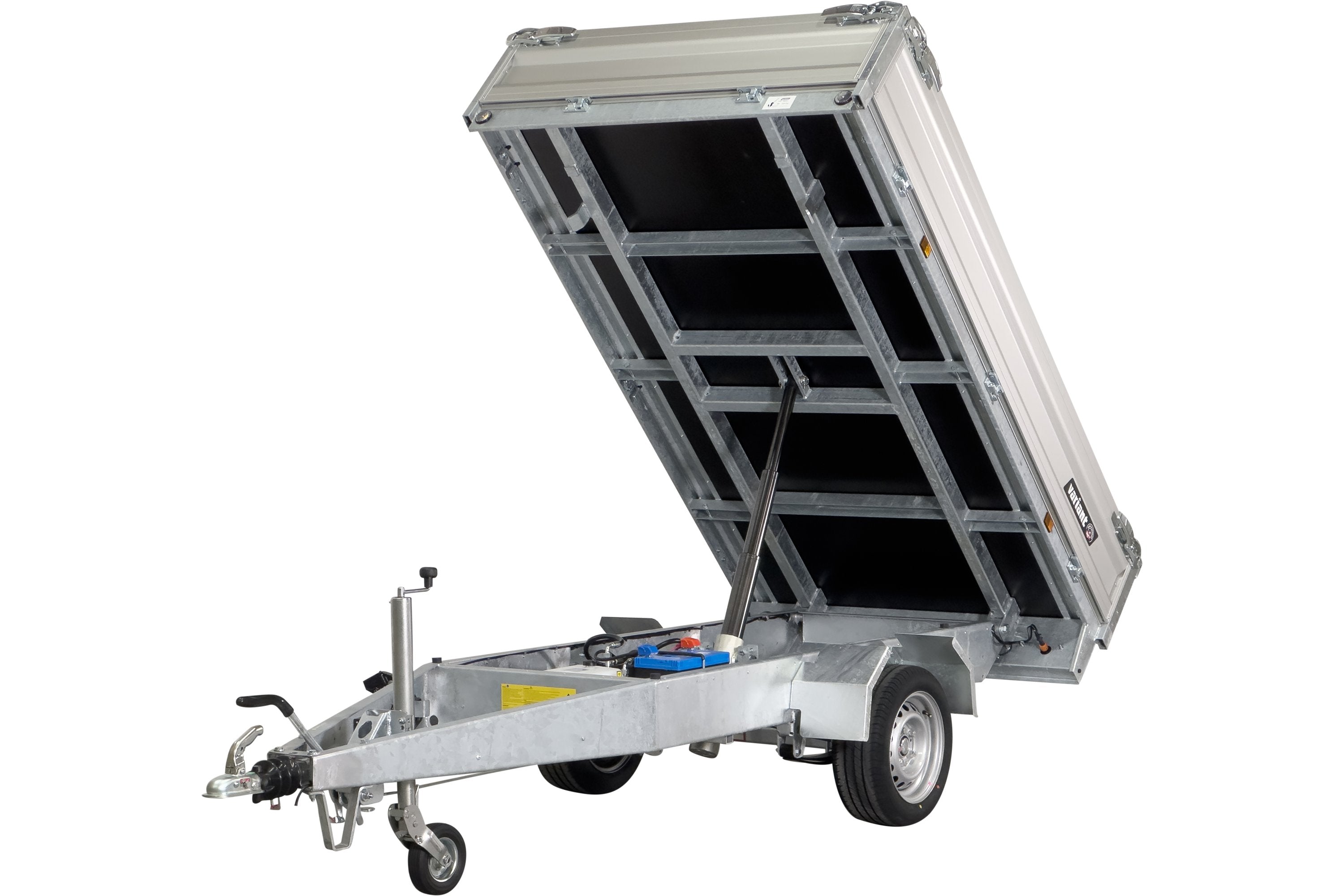 Variant 1315 T2 Tiptrailer | Aluminium/Stål | Ladmål 254 x 145 x 35 cm | 1350 kg