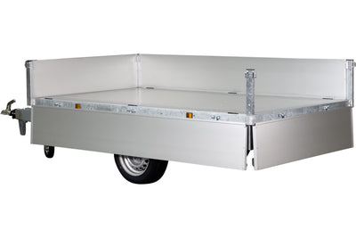 Variant 1315 T2 Tiptrailer | Aluminium/Stål | Ladmål 254 x 145 x 35 cm | 1350 kg