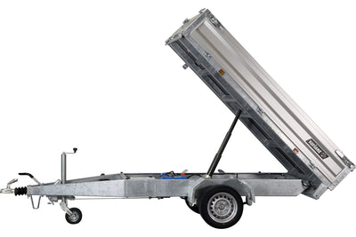 Variant 1315 T2 Tiptrailer | Aluminium/Stål | Ladmål 254 x 145 x 35 cm | 1350 kg