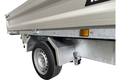 Variant 1315 T2 Tiptrailer | Aluminium/Stål | Ladmål 254 x 145 x 35 cm | 1350 kg