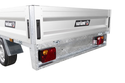 Variant 13P215 Trailer | Aluminium | Ladmål 254 x 144 x 35 cm | 1350 kg