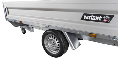 Variant 13P215 Trailer | Aluminium | Ladmål 254 x 144 x 35 cm | 1350 kg
