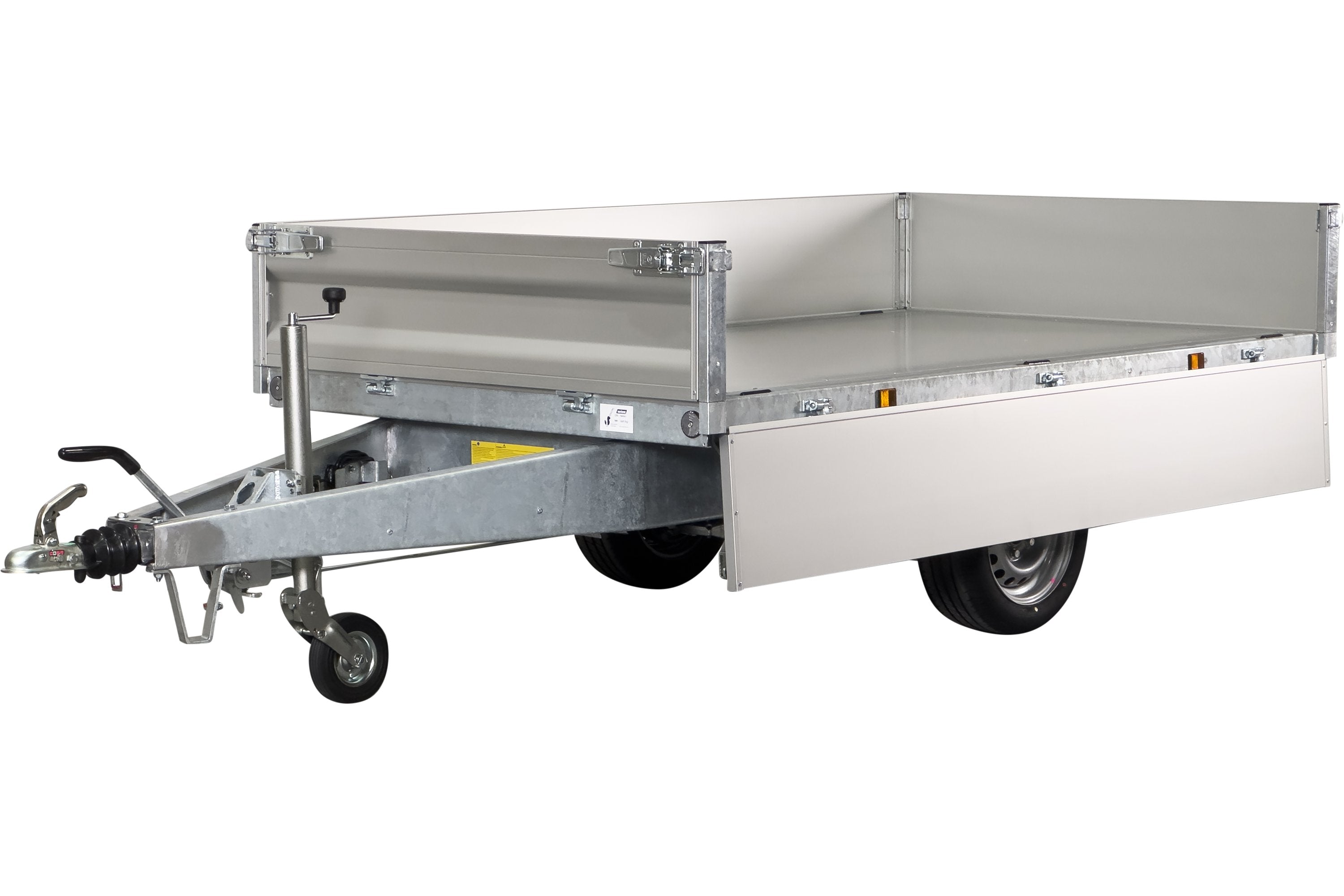 Variant 1815 T2 Basic Tiptrailer | Aluminium/Stål | Ladmål 254 x 145 x 35 cm | 1800 kg