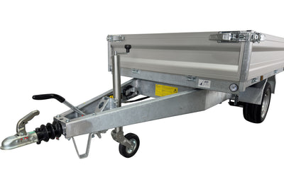Variant 1815 T2 Basic Tiptrailer | Aluminium/Stål | Ladmål 254 x 145 x 35 cm | 1800 kg
