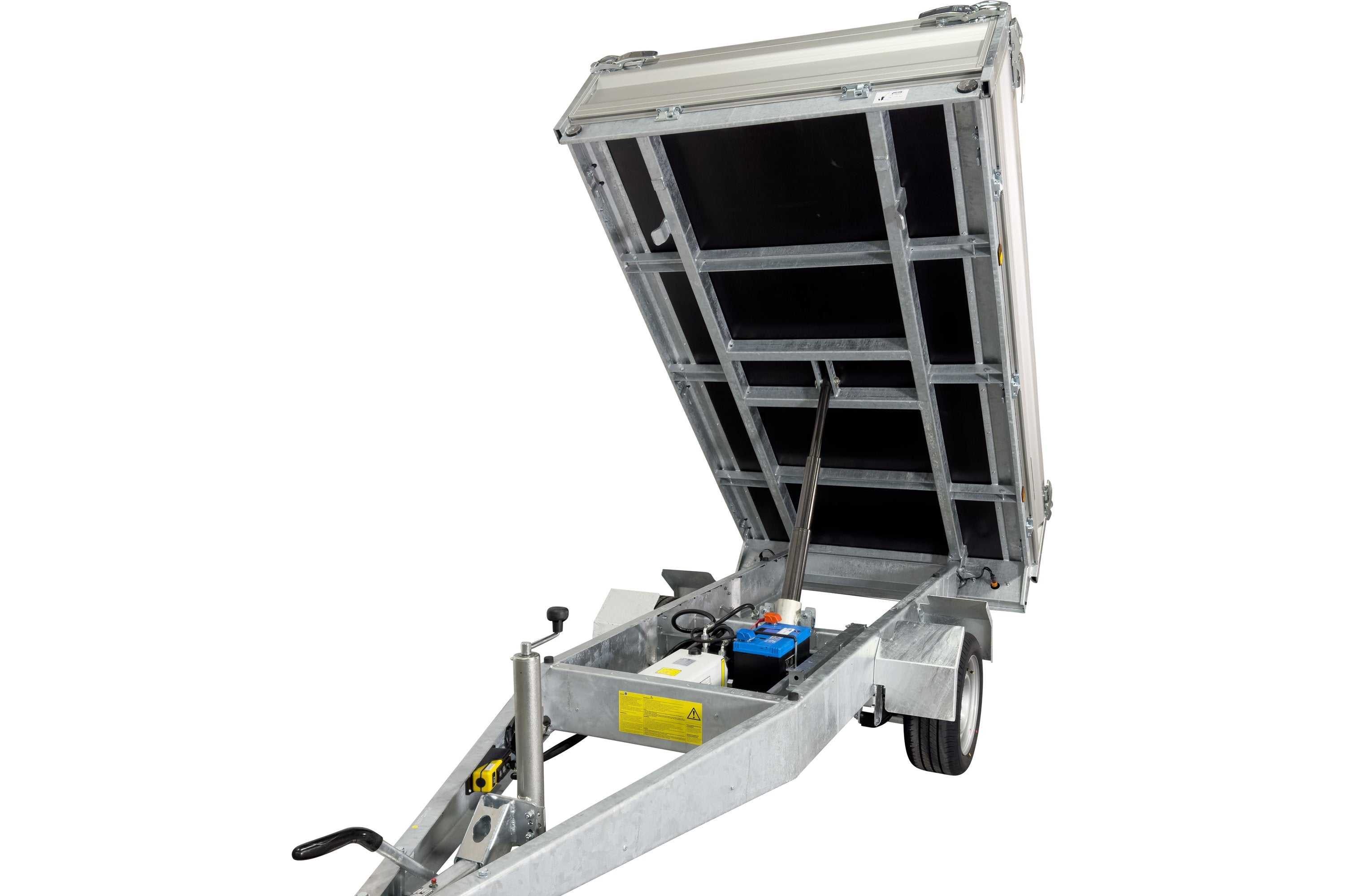 Variant 1815 T2 Basic Tiptrailer | Aluminium/Stål | Ladmål 254 x 145 x 35 cm | 1800 kg