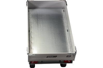 Variant 1815 T2 Tiptrailer | Aluminium/Stål | Ladmål 254 x 145 x 35 cm | 1800 kg