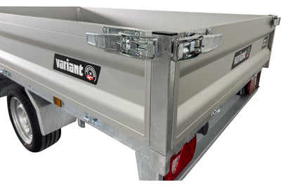Variant 1815 T2 Tiptrailer | Aluminium/Stål | Ladmål 254 x 145 x 35 cm | 1800 kg