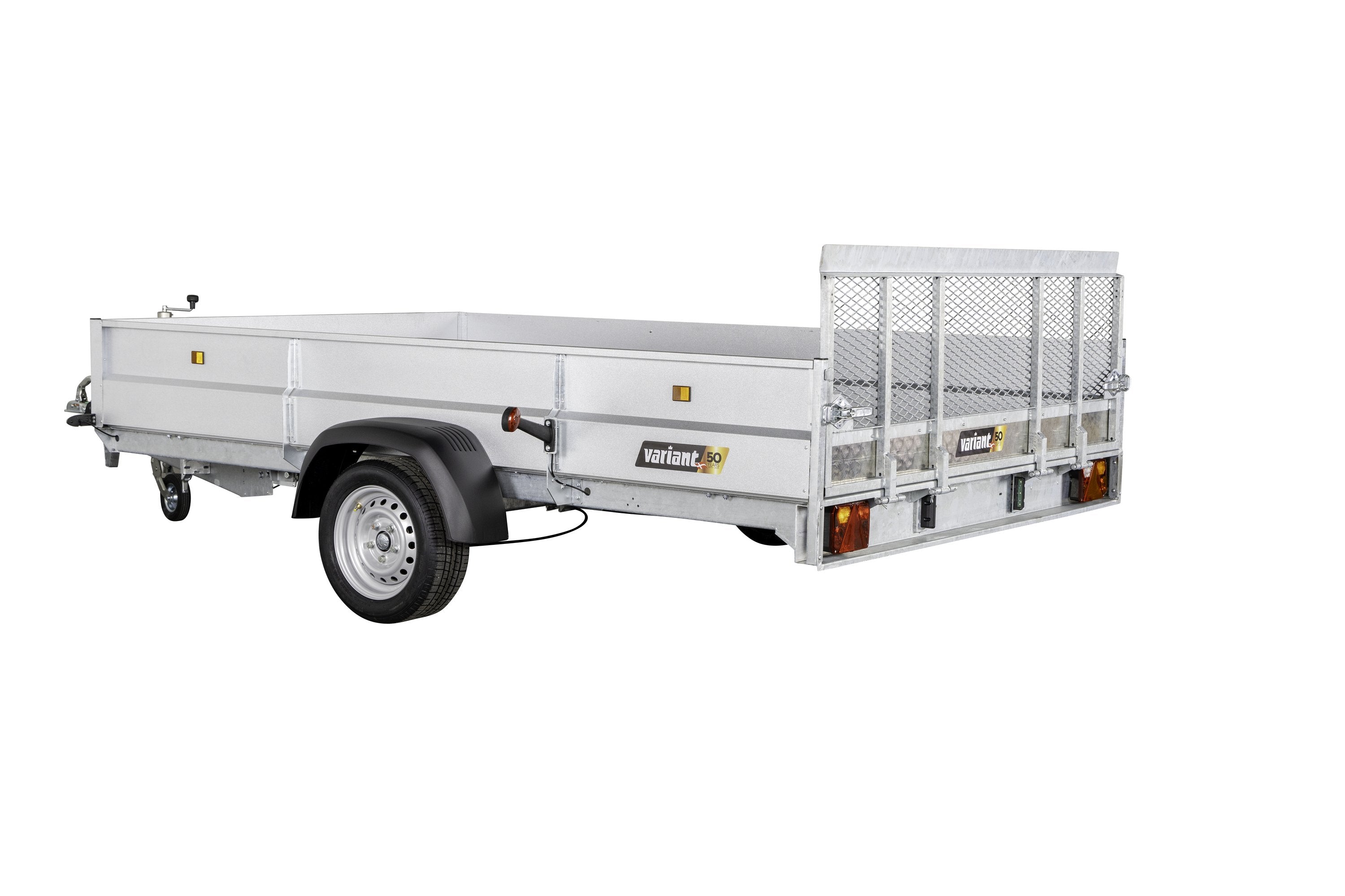 Variant 1819 F1 Tiptrailer | Stål | Ladmål 314 x 195 x 39 cm | 1800 kg