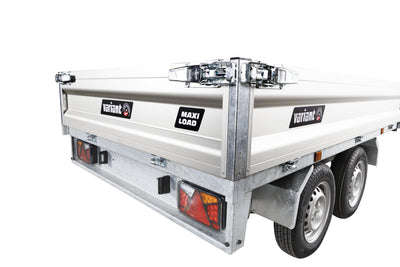 Variant 2015 T2 Maxi-Load Tiptrailer | Aluminium/Stål | Ladmål 254 x 145 x 35 cm | 2000 kg