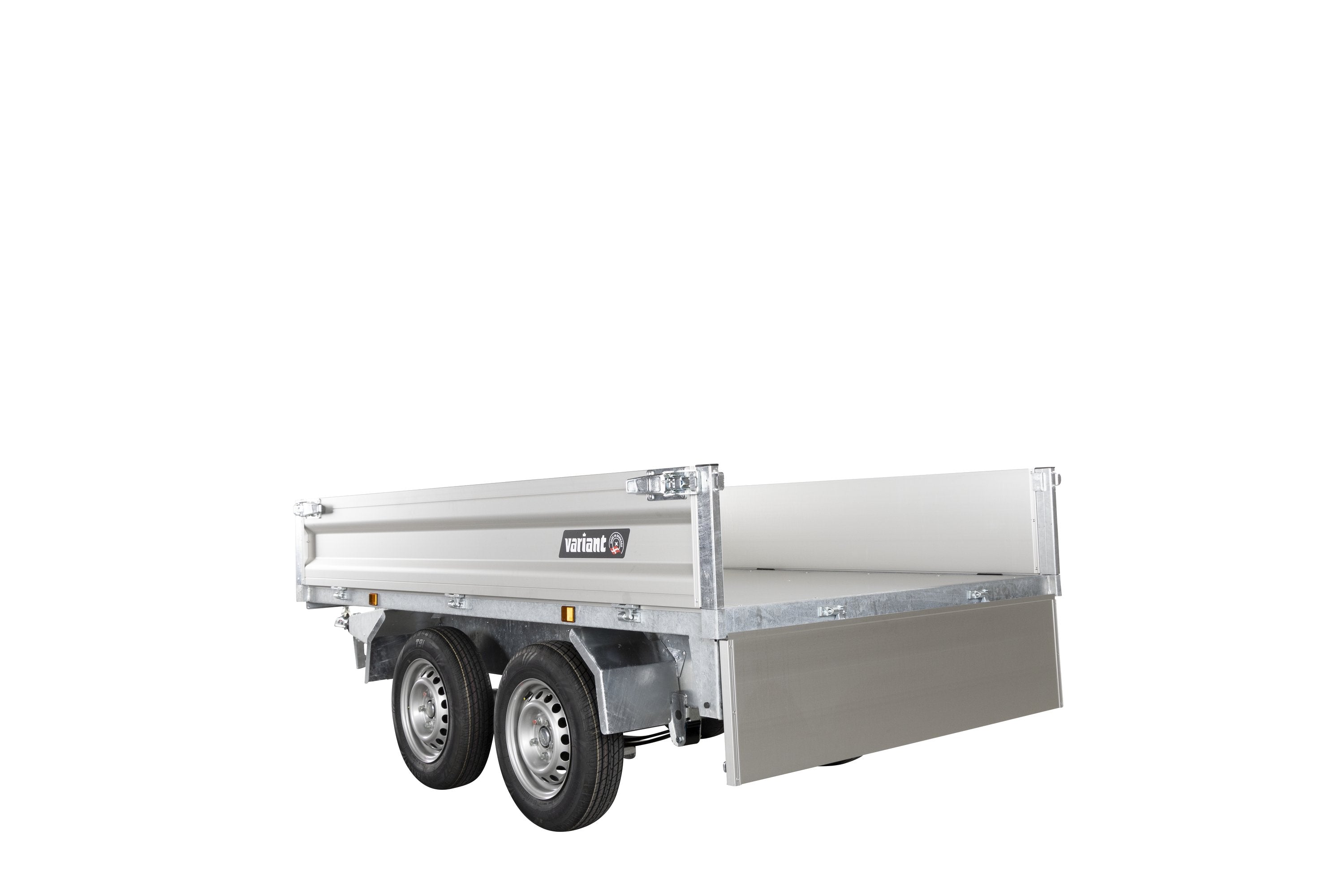 Variant 2015 T2 Tiptrailer | Aluminium/Stål | Ladmål 254 x 145 x 35 cm | 2000 kg