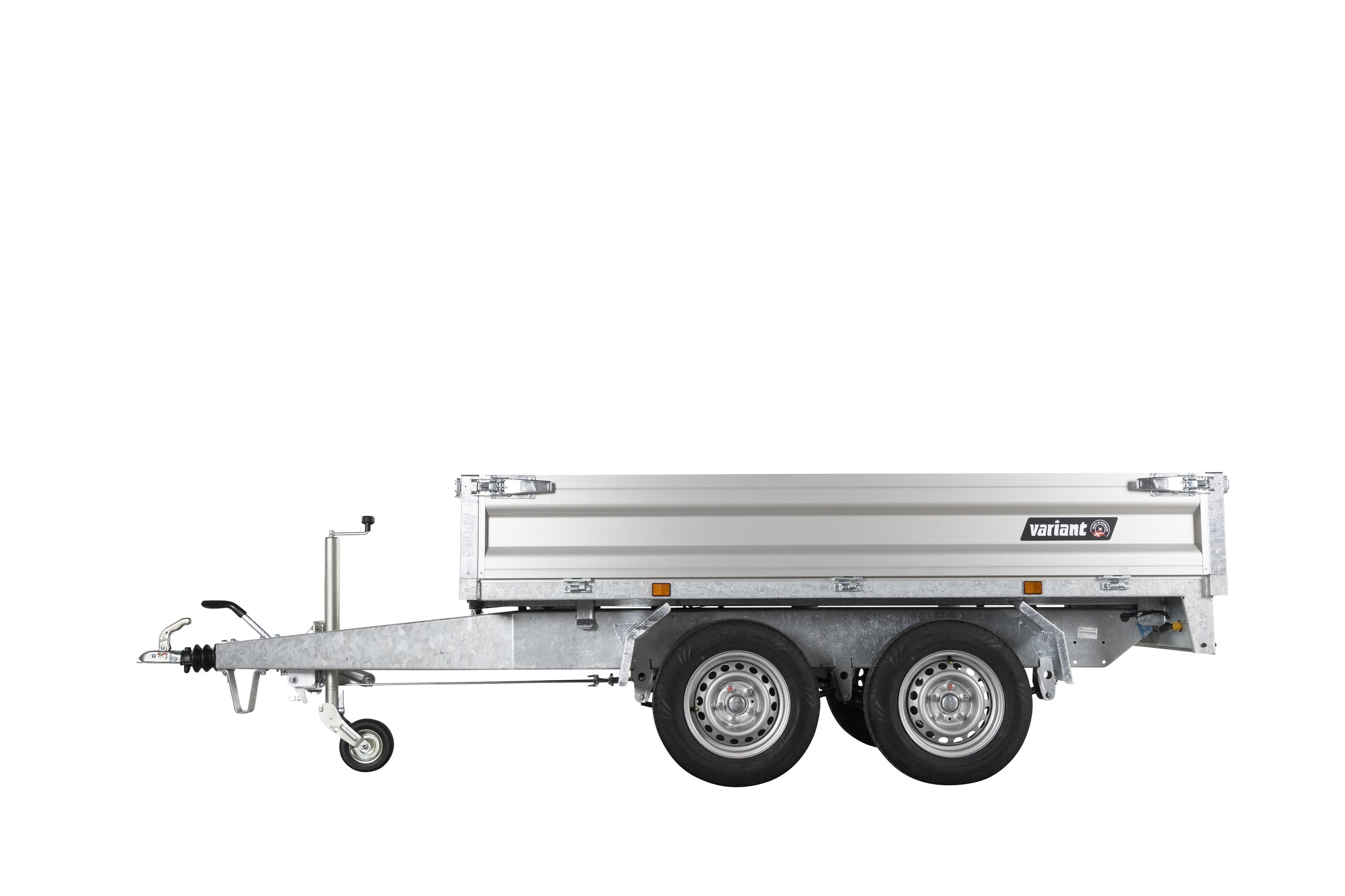 Variant 2015 T2 Tiptrailer | Aluminium/Stål | Ladmål 254 x 145 x 35 cm | 2000 kg
