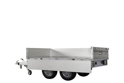 Variant 2715 T2 Maxi-Load Tiptrailer | Aluminium/Stål | Ladmål 254 x 145 x 35 cm | 2700 kg