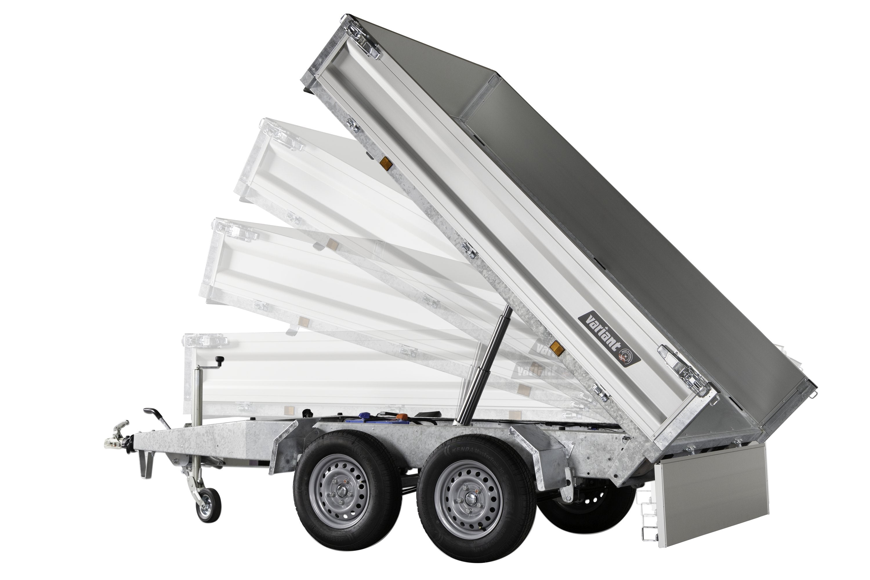 Variant 2715 T2 Maxi-Load Tiptrailer | Aluminium/Stål | Ladmål 254 x 145 x 35 cm | 2700 kg