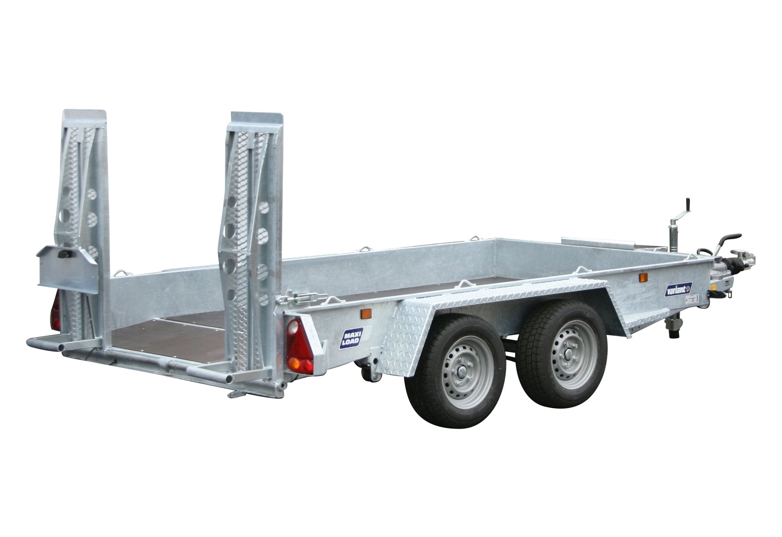 Variant 2716 B3 Maskintrailer | Stål | Ladmål 300 x 162 x 23 cm | 2700 kg