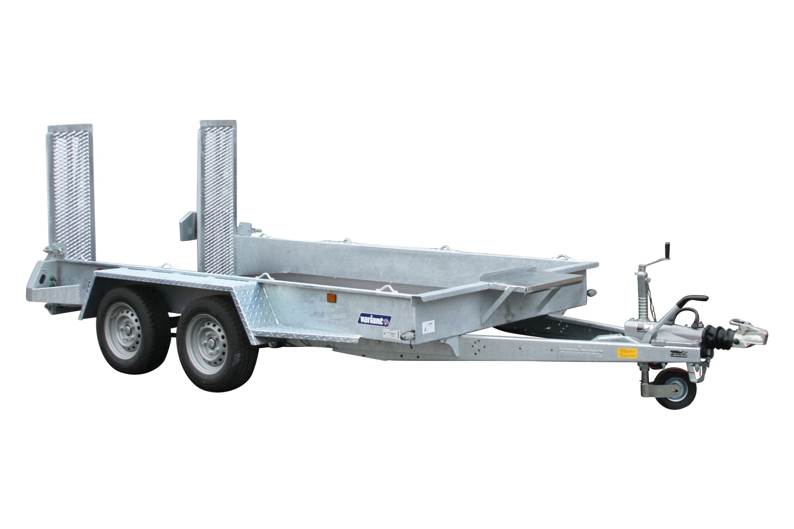 Variant 2716 B3 Maskintrailer | Stål | Ladmål 300 x 162 x 23 cm | 2700 kg