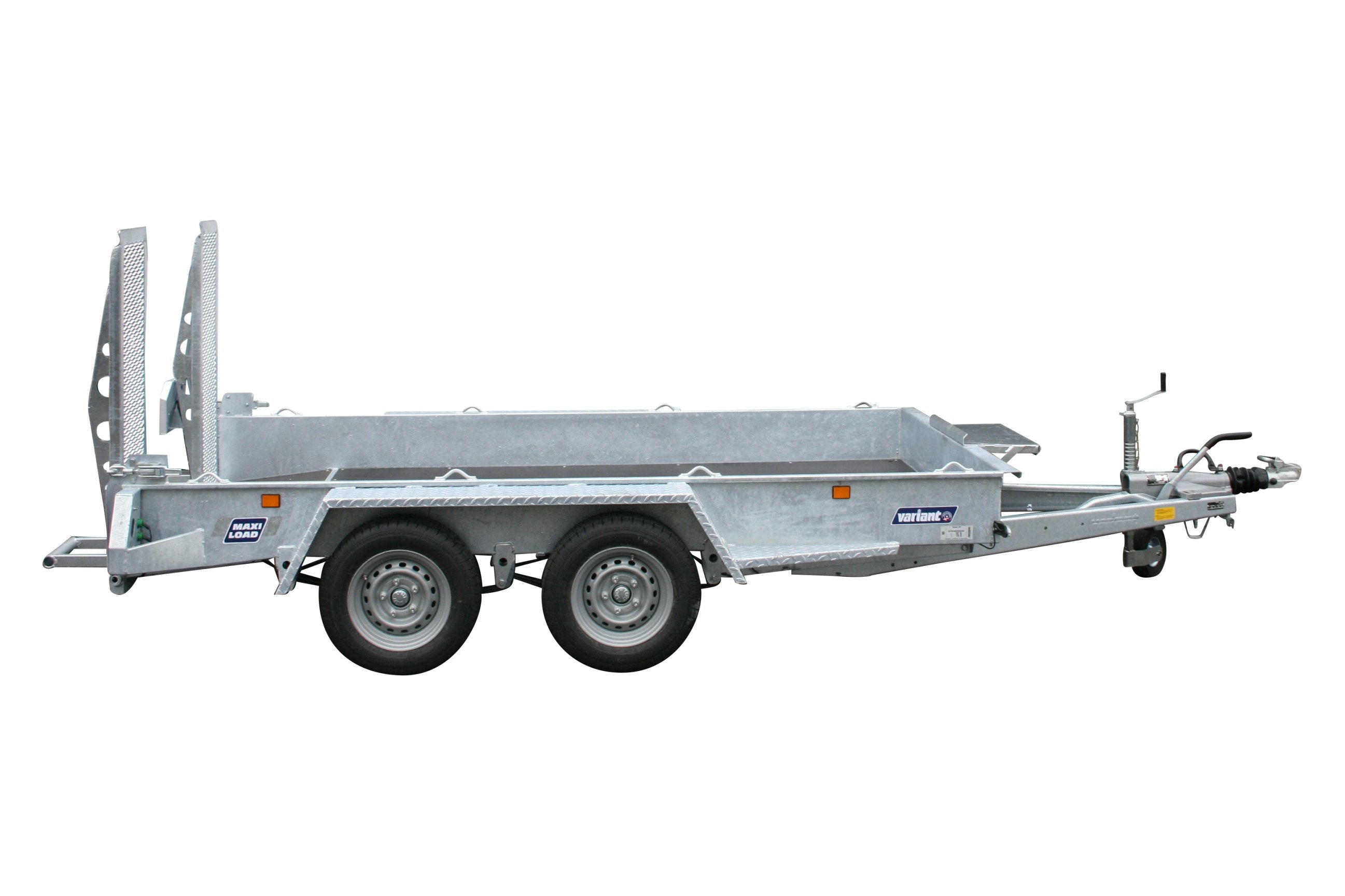 Variant 2716 B3 Maskintrailer | Stål | Ladmål 300 x 162 x 23 cm | 2700 kg