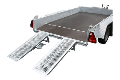 Variant 2716 B3 Maskintrailer | Stål | Ladmål 300 x 162 x 23 cm | 2700 kg