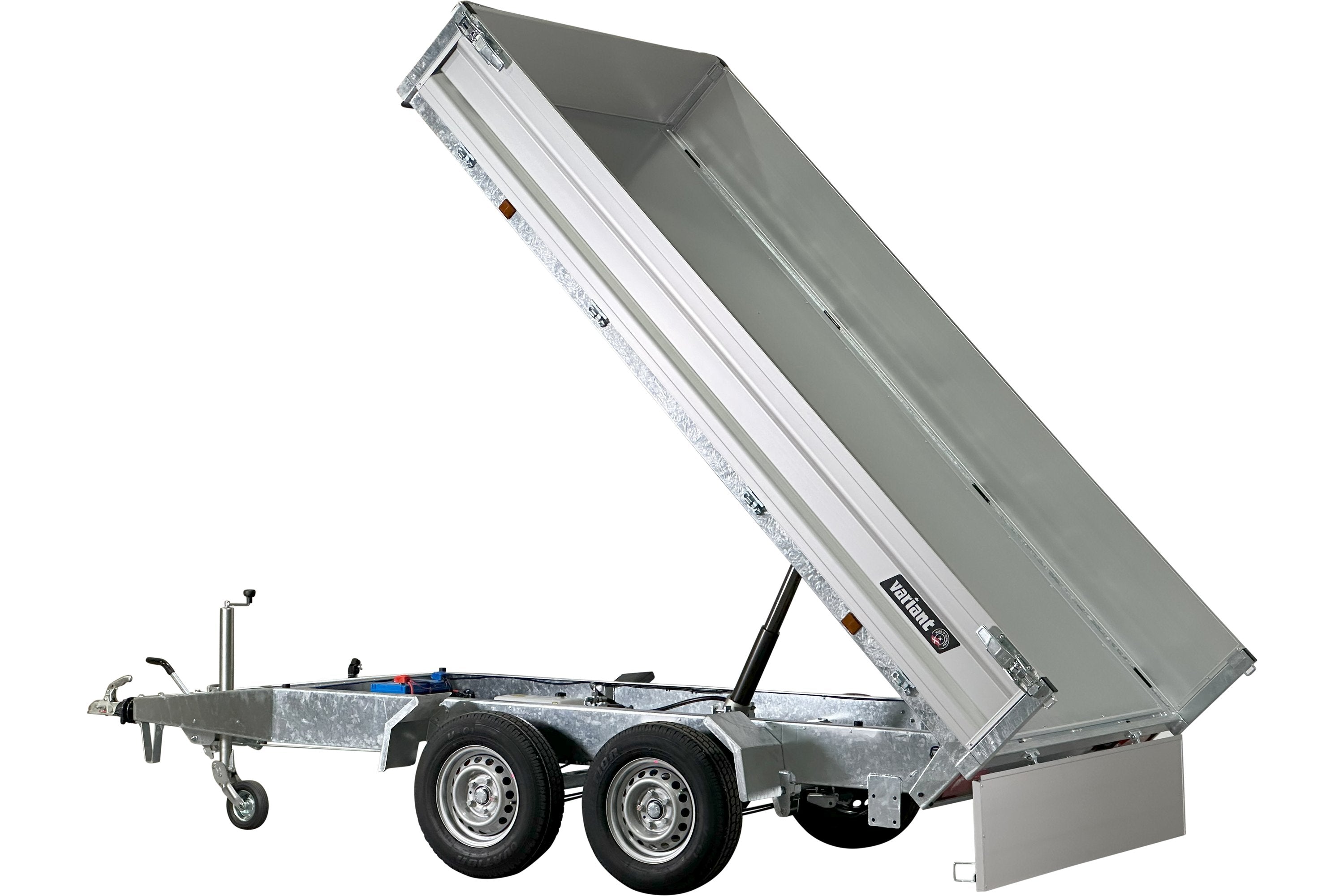 Variant 2717 T3 Tiptrailer | Aluminium/Stål | Ladmål 320 x 168 x 35 cm | 1600 kg