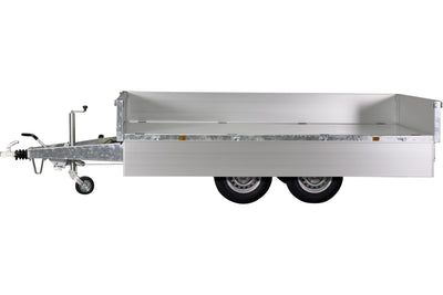 Variant 2717 T3 Tiptrailer | Aluminium/Stål | Ladmål 320 x 168 x 35 cm | 1600 kg