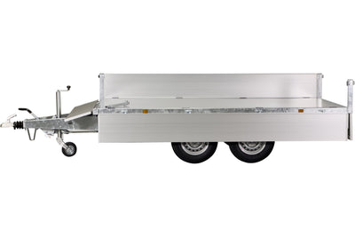 Variant 2717 T3 Tiptrailer | Aluminium/Stål | Ladmål 320 x 168 x 35 cm | 1600 kg