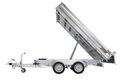 Variant 3017 TB Basic Tiptrailer | Aluminium/Stål | Ladmål 320 x 168 x 35 cm | 3000 kg
