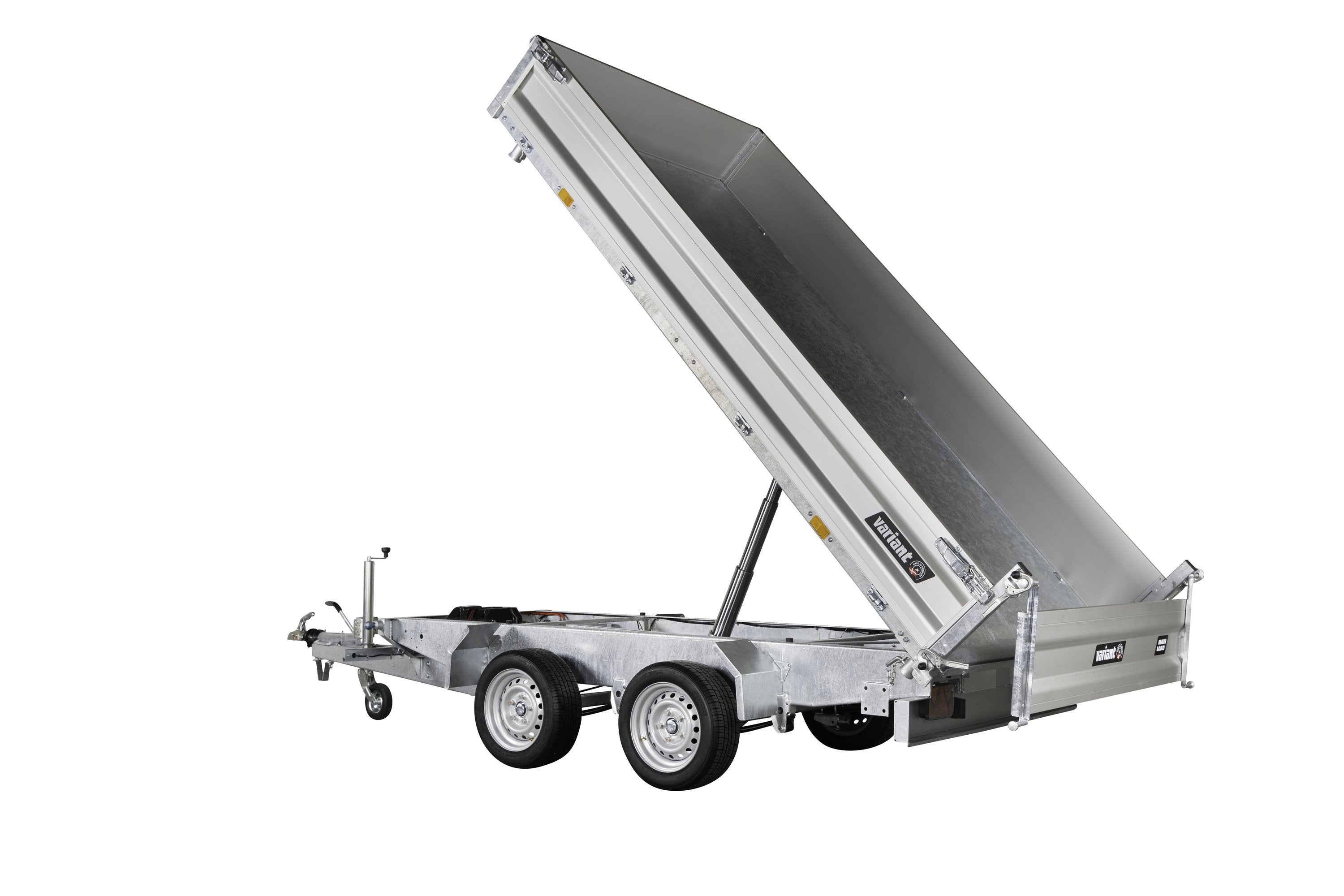 Variant 3017 TB Tiptrailer | Aluminium/Stål | Ladmål 320 x 168 x 35 cm | 3000 kg