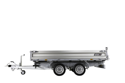 Variant 3017 TB Maxi-Load Tiptrailer | Aluminium/Stål | Ladmål 320 x 168 x 35 cm | 3000 kg