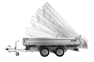 Variant 3017 TB Maxi-Load Tiptrailer | Aluminium/Stål | Ladmål 320 x 168 x 35 cm | 3000 kg