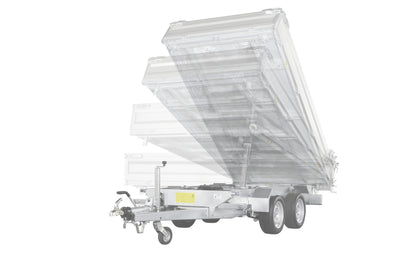 Variant 3017 TB Maxi-Load Tiptrailer | Aluminium/Stål | Ladmål 320 x 168 x 35 cm | 3000 kg