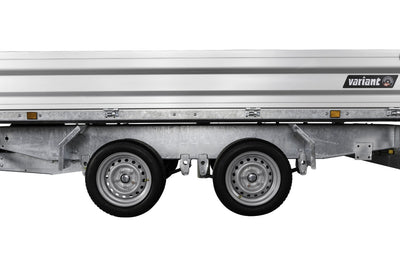 Variant 3017 TB Maxi-Load Tiptrailer | Aluminium/Stål | Ladmål 320 x 168 x 35 cm | 3000 kg