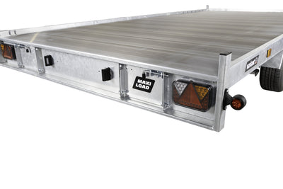 Variant 3021 L4 Ladtrailer | Aluminium | Ladmål 420 x 204 x 4 cm | 3000 kg