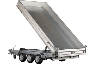 Variant 3321 TB Tiptrailer | Aluminium/Stål | Ladmål 414 x 210 x 35 cm | 3500 kg
