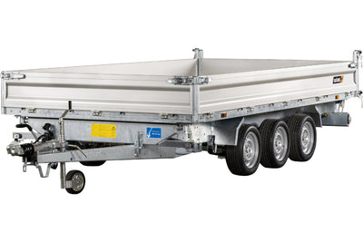 Variant 3321 TB Tiptrailer | Aluminium/Stål | Ladmål 414 x 210 x 35 cm | 3500 kg