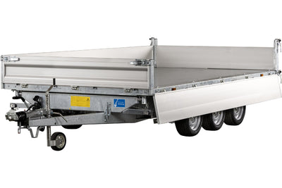 Variant 3321 TB Tiptrailer | Aluminium/Stål | Ladmål 414 x 210 x 35 cm | 3500 kg