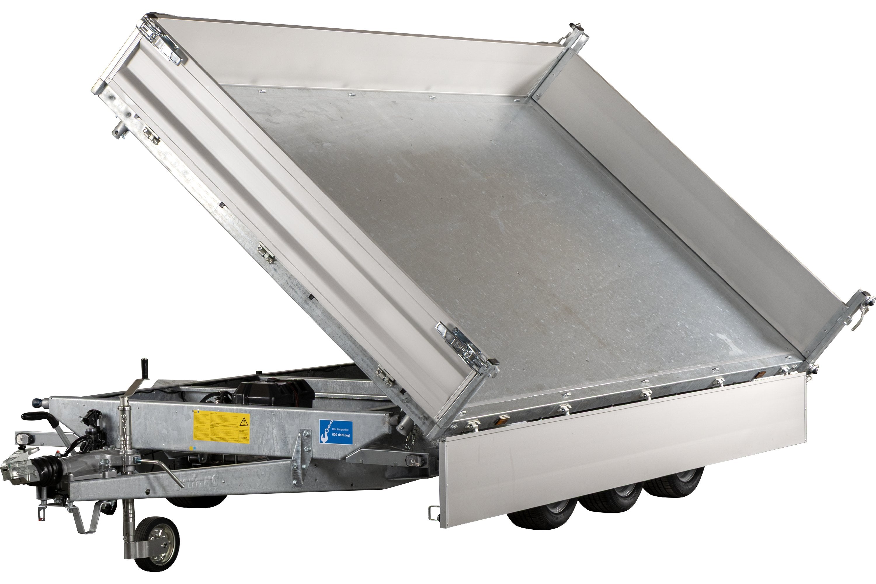 Variant 3321 TB Tiptrailer | Aluminium/Stål | Ladmål 414 x 210 x 35 cm | 3500 kg