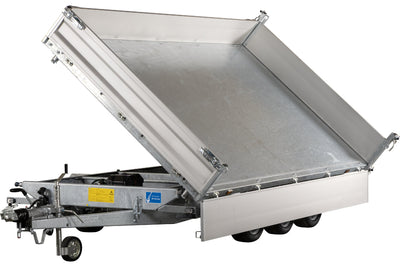 Variant 3321 TB Tiptrailer | Aluminium/Stål | Ladmål 414 x 210 x 35 cm | 3500 kg
