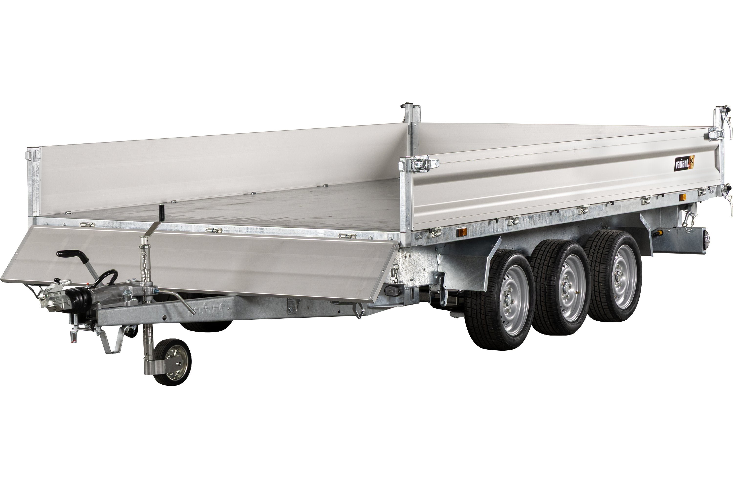 Variant 3321 TB Tiptrailer | Aluminium/Stål | Ladmål 414 x 210 x 35 cm | 3500 kg
