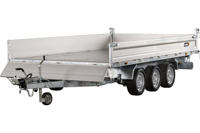 Variant 3321 TB Tiptrailer | Aluminium/Stål | Ladmål 414 x 210 x 35 cm | 3500 kg