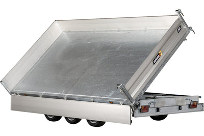 Variant 3321 TB Tiptrailer | Aluminium/Stål | Ladmål 414 x 210 x 35 cm | 3500 kg