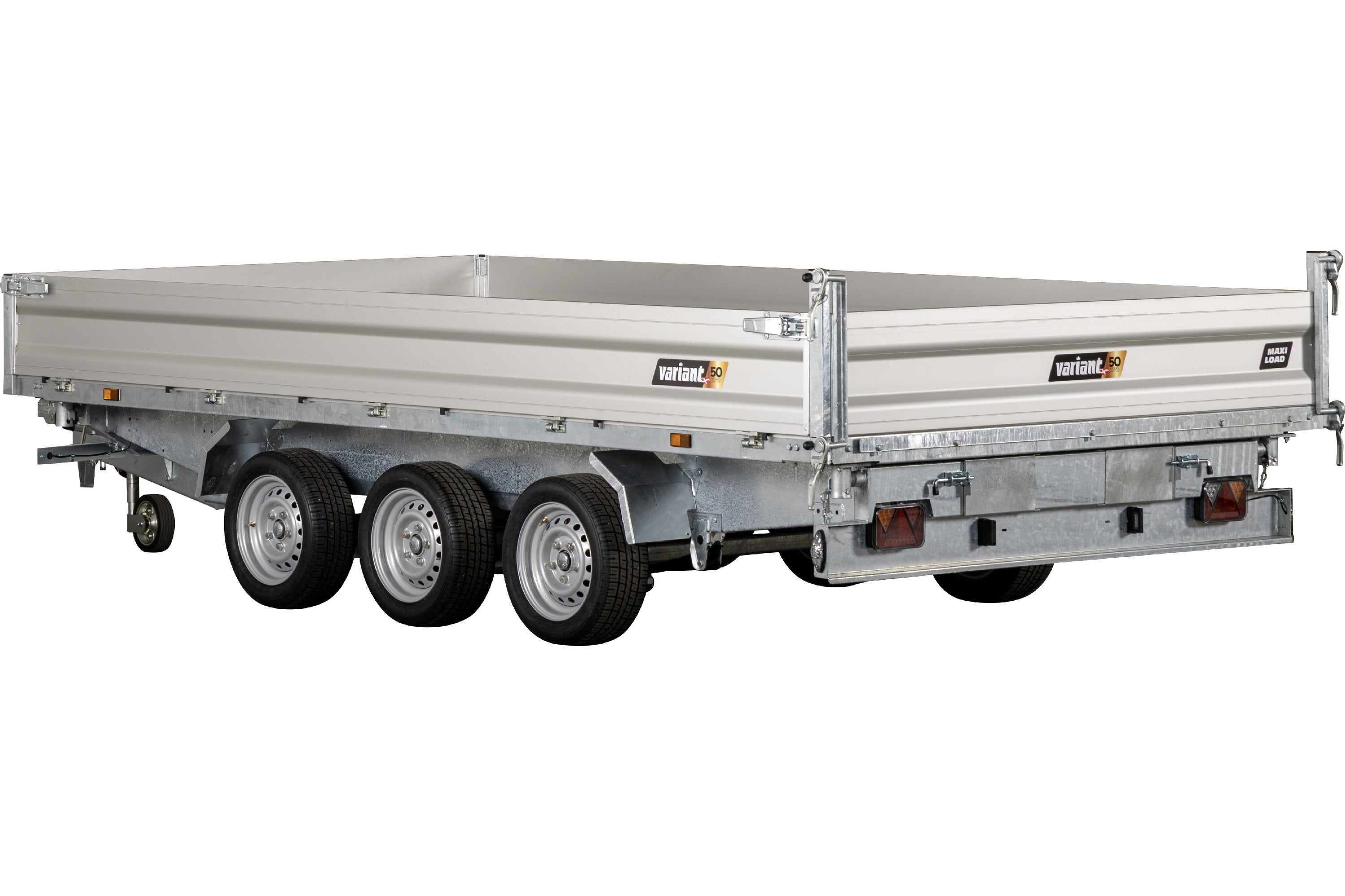 Variant 3321 TB Tiptrailer | Aluminium/Stål | Ladmål 414 x 210 x 35 cm | 3500 kg