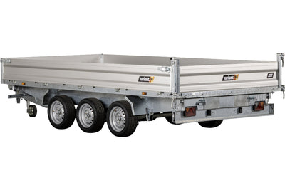 Variant 3321 TB Tiptrailer | Aluminium/Stål | Ladmål 414 x 210 x 35 cm | 3500 kg