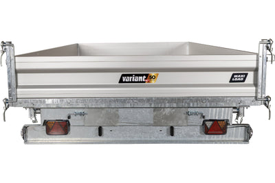 Variant 3321 TB Tiptrailer | Aluminium/Stål | Ladmål 414 x 210 x 35 cm | 3500 kg