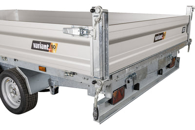 Variant 3321 TB Tiptrailer | Aluminium/Stål | Ladmål 414 x 210 x 35 cm | 3500 kg