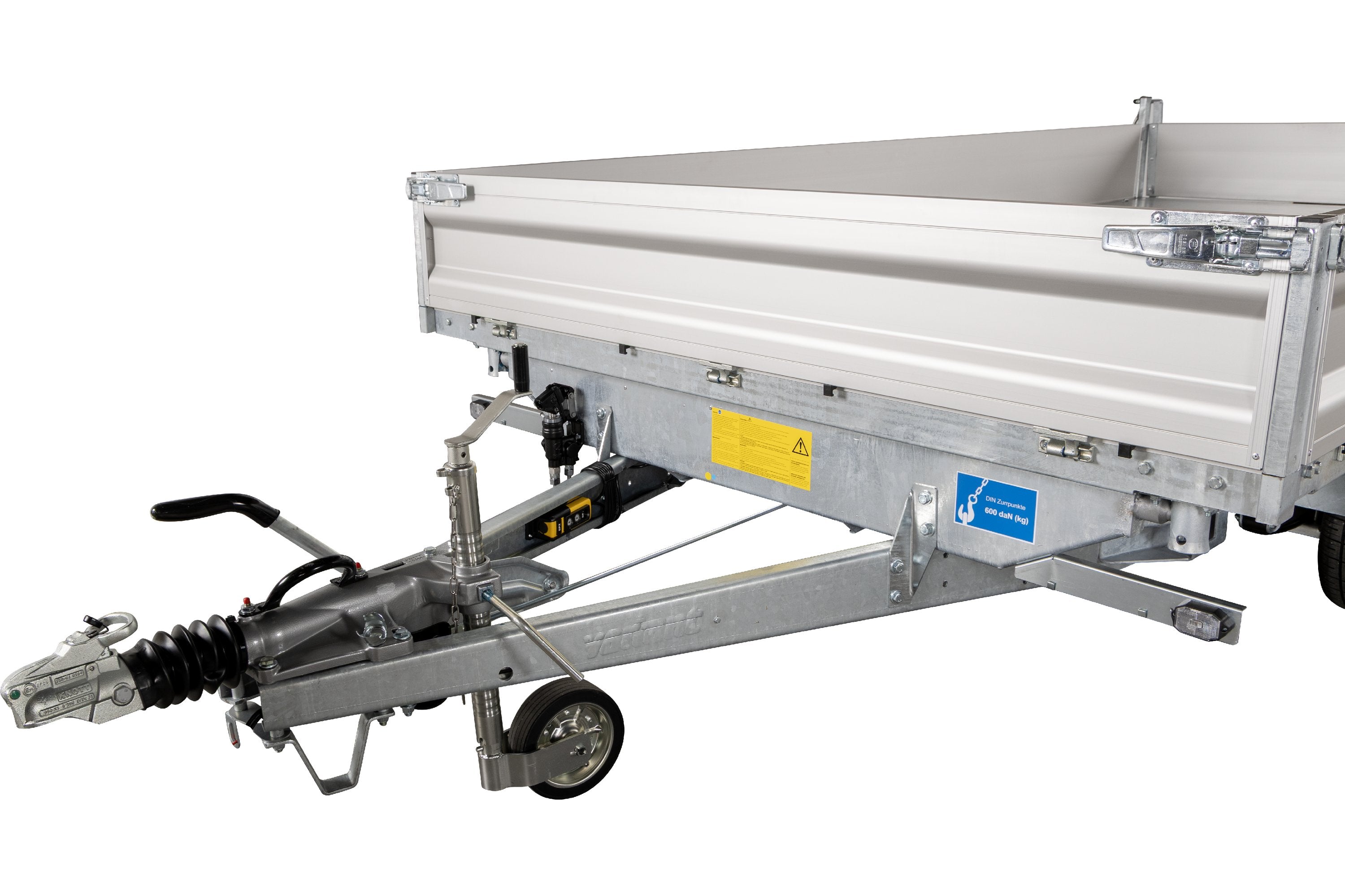 Variant 3321 TB Tiptrailer | Aluminium/Stål | Ladmål 414 x 210 x 35 cm | 3500 kg