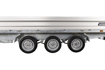 Variant 3321 TB Tiptrailer | Aluminium/Stål | Ladmål 414 x 210 x 35 cm | 3500 kg