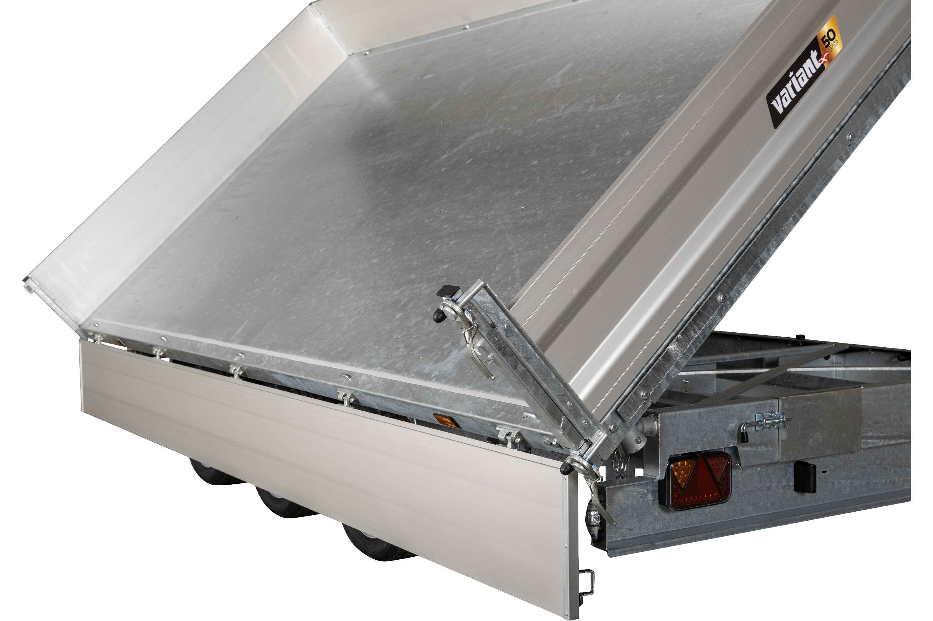 Variant 3321 TB Tiptrailer | Aluminium/Stål | Ladmål 414 x 210 x 35 cm | 3500 kg